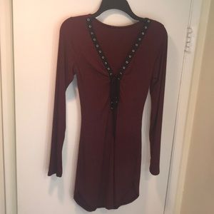 Short comfy red dress!